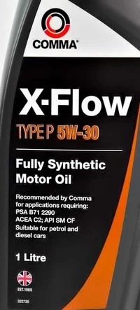 Моторна олива Comma X-Flow Type P 5W-30 1 л (XFP1L)