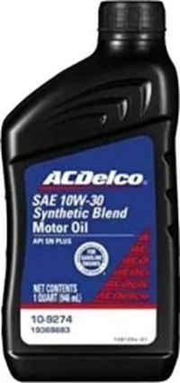 Моторна олива ACDelco Synthetic Blend 10W-30 0.946 л (10-9274)