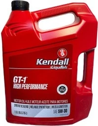 Моторна олива Kendall GT-1 High Performance Motor Oil with LiquiTek 5W-30 3,78 л (1081221)