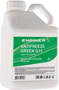 Антифриз ENGINER G11 зелений -24 °C, 5 л готовий антифриз (4820133023266)