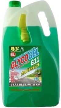 Антифриз BIOLINE Glycogel G11 зелений -37 °C, 5 л готовий антифриз (175535)