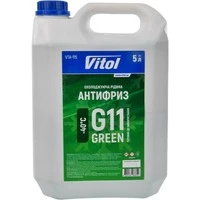 Антифриз Vitol G11 зелений -40 °C, 5 л готовий антифриз (VTA-115)