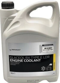 Антифриз Renault / Dacia Glaceol RX Type E LDR синій -21°C, 5 л готовий антифриз (7711947051)