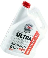Антифриз Beg-Line Ultra G12+ червоний -32 °C, 5 л готовий антифриз (BL281239)