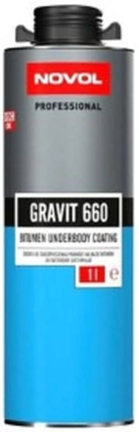 Антикор Антигравій Novol Gravit 660 бітумний чорний (37791)