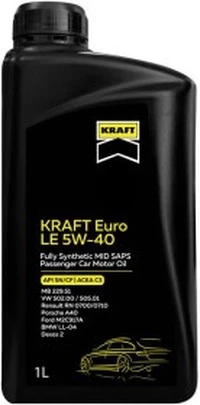 Моторна олива Олива KRAFT Euro LE 5W-40 (708136)