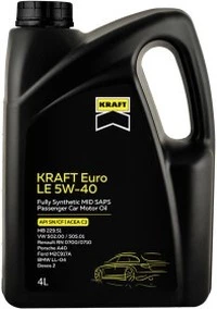 Моторна олива Олива KRAFT Euro LE 5W-40 (708436)