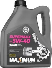Моторна олива Олива Maximum SuperMax 5W-40 (SUPERMAX5W40SNCF4)