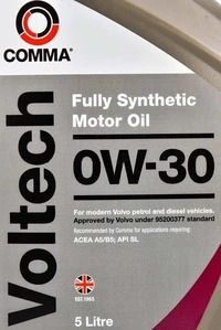 Моторна олива Comma Voltech 0W-30 5 л (VTC5L)