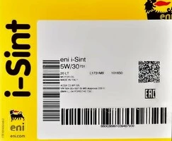 Моторна олива Eni I-Sint 5W-30 20 л (101650)