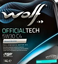 Моторна олива Wolf Officialtech C4 5W-30 4 л (8308413)