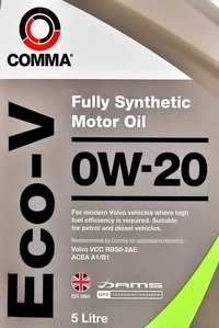 Моторна олива Comma Eco V 0W-20 5 л (ECOV5L)