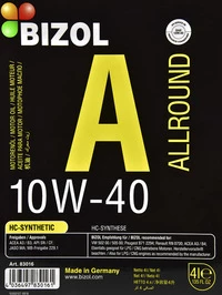 Моторна олива Bizol Allround 10W-40 4 л (B83016)