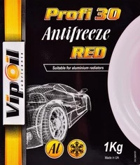 Антифриз VIPOIL Profi 30 червоний -24 °C, 1 л готовий антифриз (701389)