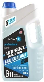 Антифриз Nowax G11 синій 10 л концентрат антифризу (NX10004)