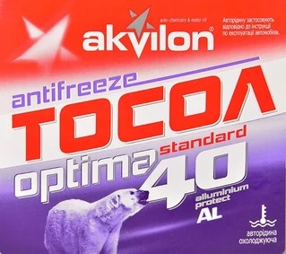 Антифриз Akvilon Тосол Optima Standard 40 G11 синій -35 &deg;C, 3 л готовий антифриз (AKVOPTIM3)