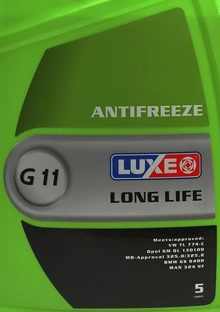 Антифриз Luxe Green Line Long Life G11 зелений -40 &deg;C, 5 л готовий антифриз (7492)