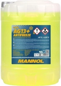 Антифриз Mannol AG13+ Advanced жовтий -40 &deg;C, 10 л готовий антифриз (MN4014-10)