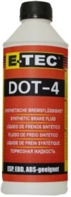 Гальмівна рідина Гальмівна рідина E-TEC DOT 4 ESP пластик (20521)