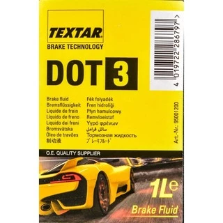 Гальмівна рідина Гальмівна рідина Textar DOT 3 пластик (95001200)