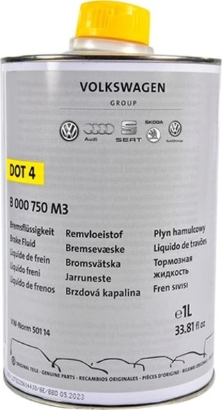 Гальмівна рідина Гальмівна рідина VAG DOT 4 метал (B000750M3)