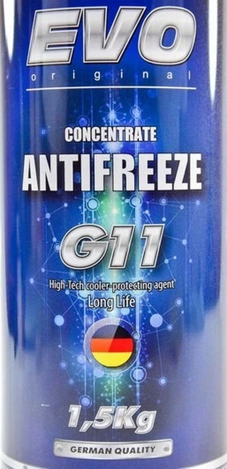 Антифриз EVO G11 синій 1,5 л концентрат антифризу (G11CONBLUE15L)