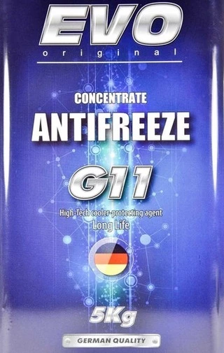Антифриз EVO G11 синій 5 л концентрат антифризу (G11CONBLUE5L)