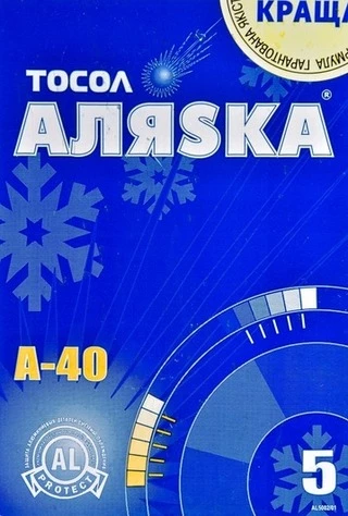 Антифриз Готовий антифриз АЛЯSКА Еко А-40 синій -30 &deg;C (TOSOLALASKAA405KG)