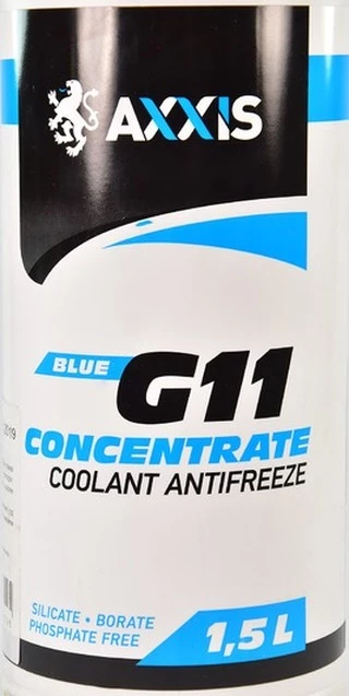 Антифриз Axxis Concentrate G11 синій 1,5 л концентрат антифризу (AX2093)
