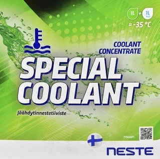 Антифриз Neste Special Coolant зелений 4 л концентрат антифризу (775645)