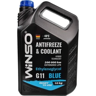 Антифриз Winso G11 синій -40 &deg;C, 10 л готовий антифриз (881080)