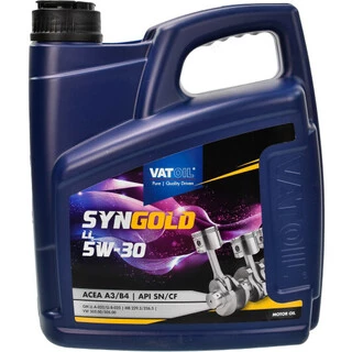Моторна олива VatOil SynGold LL 5W-30 4 л (50017)