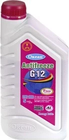 Антифриз Ocean GRS-40 G12 червоний -40 &deg;C, 1 л готовий антифриз (1555)