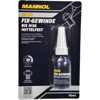 Герметик Фіксатор нарізі Mannol Fix-Gewinde Bis M36 Mittlefest синій (992402)