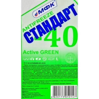 Антифриз МФК Standart Active Green G11 зелений -32 &deg;C, 1 л готовий антифриз (161430)
