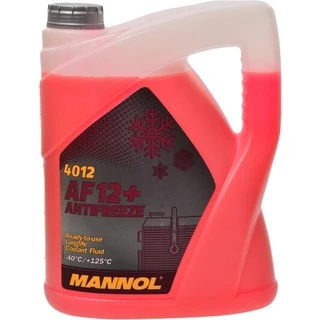 Антифриз Mannol AF12+ Longlife G12+ червоний -40 &deg;C, 5 л готовий антифриз (MN4012-5)