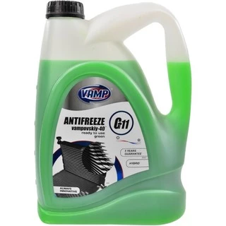 Антифриз VAMP СТ11 G11 зелений -30 &deg;C, 5 л готовий антифриз (7695)