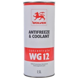 Антифриз Wolver Antifreeze &amp; Coolant WG12 G12 червоний 1,5 л концентрат антифризу (4260360941511)