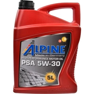 Моторна олива Alpine PSA 5W-30 5 л (0101382)