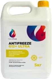 Антифриз NanoFrost Ultra G12+ жовтий -37 &deg;C, 5 л готовий антифриз (G12PLUSULTRAYELLOW5)