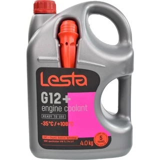 Антифриз LESTA G12 червоний -35 &deg;C, 4 л готовий антифриз (393724ASA35G12LESTA4AO)