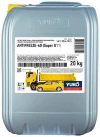 Антифриз Yuko Super G11 зелений -40 &deg;C, 20 л готовий антифриз (4820070245028)