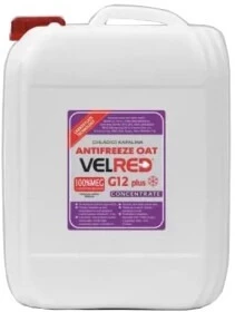 Антифриз VELVANA VelRed Concentrate G12+ червоний 20 л концентрат антифризу (VELREDG12PLUS20KG)