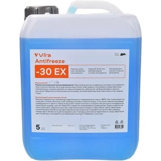 Антифриз VIRA ЕХ G12/G12+ синій -30 &deg;C, 5 л готовий антифриз (VI0081)