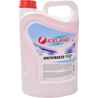Антифриз Iceland G12+ червоний -24 &deg;C, 5 л готовий антифриз (6575)