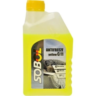 Антифриз Sobol G11 жовтий -30 &deg;C, 1 л готовий антифриз (10877)