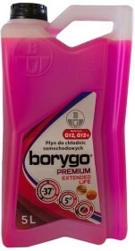 Антифриз Borygo Premium G12/G12+ рожевий -37 &deg;C, 5 л готовий антифриз (BORYGOPREMIUMEXTENDEDLIFEG12G125L)
