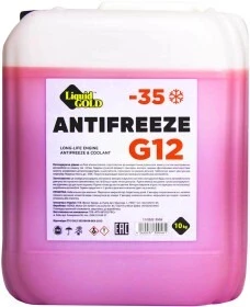 Антифриз Liquid Gold G12 червоний -35 &deg;C, 10 л готовий антифриз (300481)