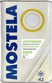 Антифриз Mostela G11 зелений -42 &deg;C, 1 л готовий антифриз (4820133022337)