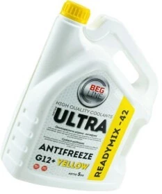 Антифриз Beg-Line Ultra G12+ жовтий -42 &deg;C, 5 л готовий антифриз (BL281944)